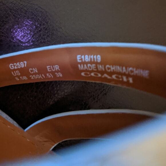 Coach Isa Studded Slide Sandal - Size 8B - NWOB - Picture 8 of 8